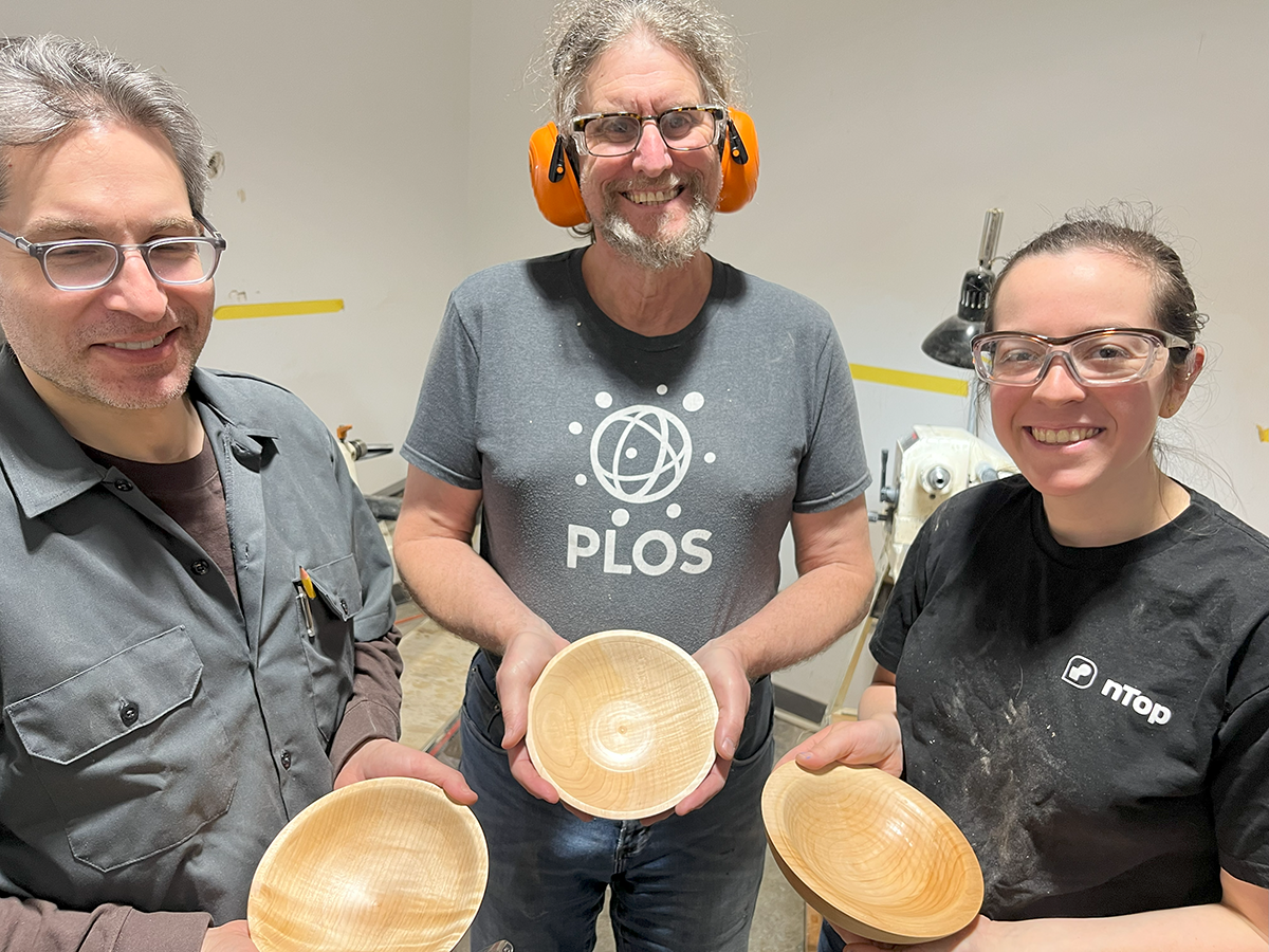 bowl turning student work